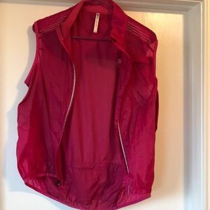 Pink athletic vest